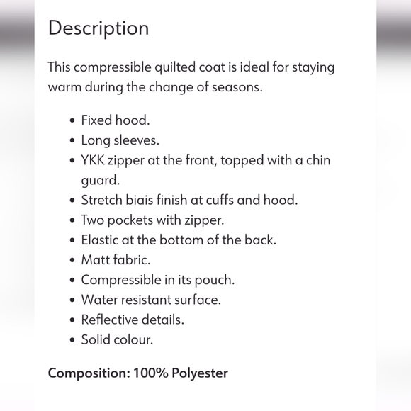 Packable Baby Jacket - Picture 2 of 2